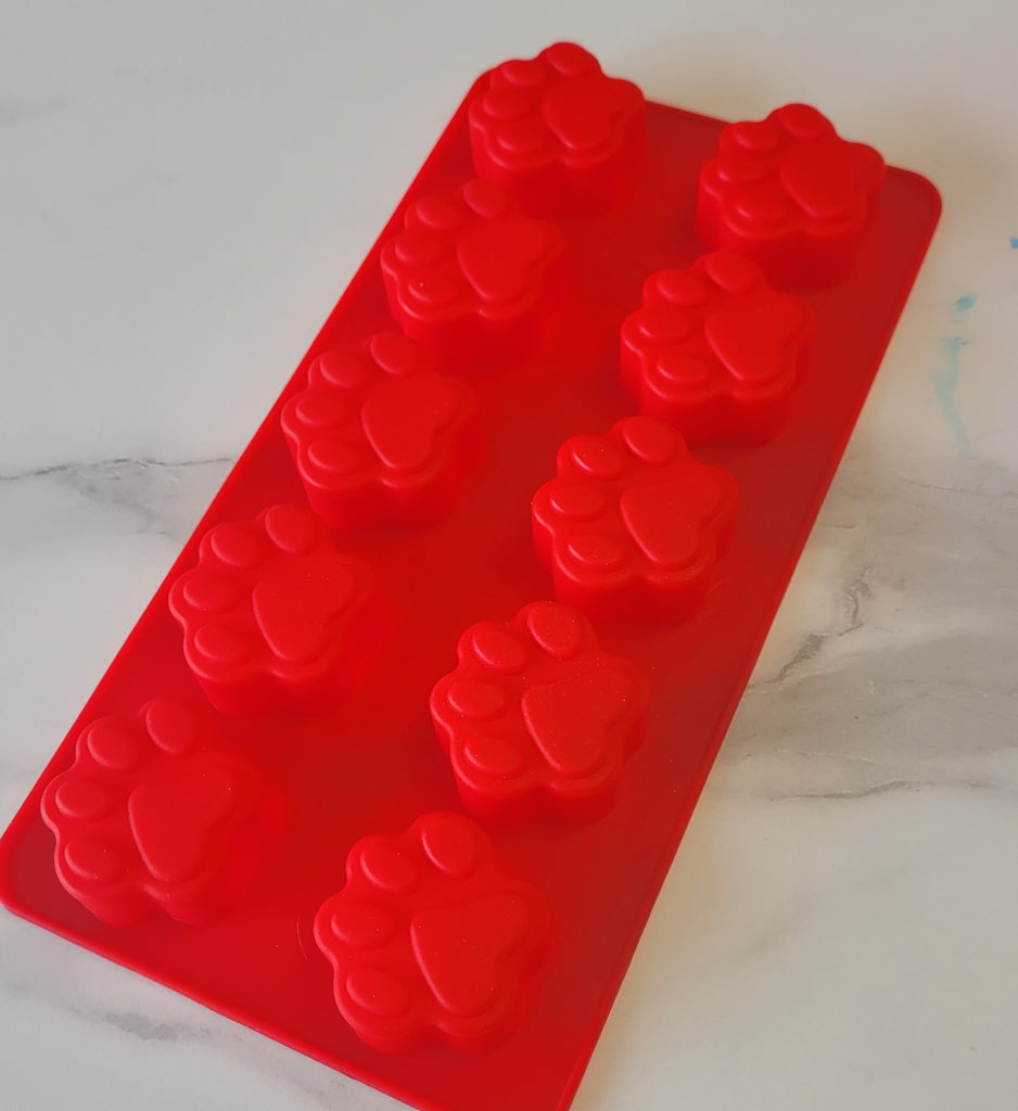 Silicone Mold, Paw Prints
