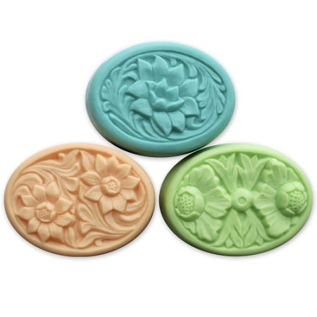Milky Way Mold, Floral Ovals (MW 074)