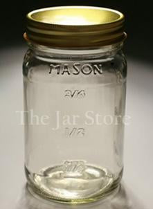MASON, Jar w/Lid, 16oz C450-01R