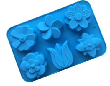Silicone Mold, Mixed Flowers