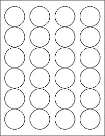 Laser Weatherproof, Circle 1.67" 325LP