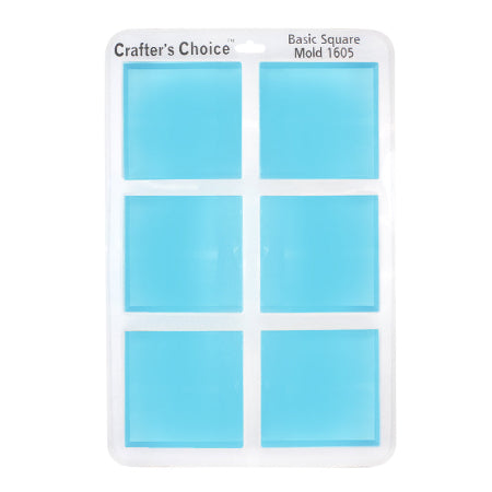 Silicone Soap Mold, Square Basic (1605)