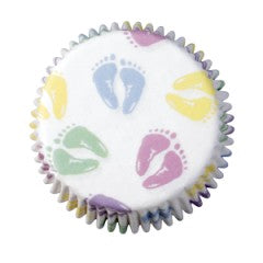 Baking Cups 100CT Mini Baby Feet