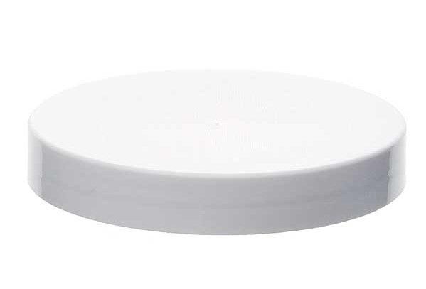 Cap, 89-400 Smooth PS Lined White (fits 8oz) 
