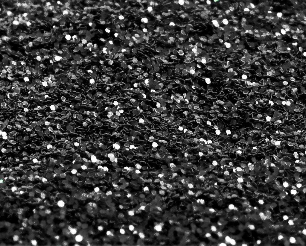 Cosmetic Glitter, Jet Black