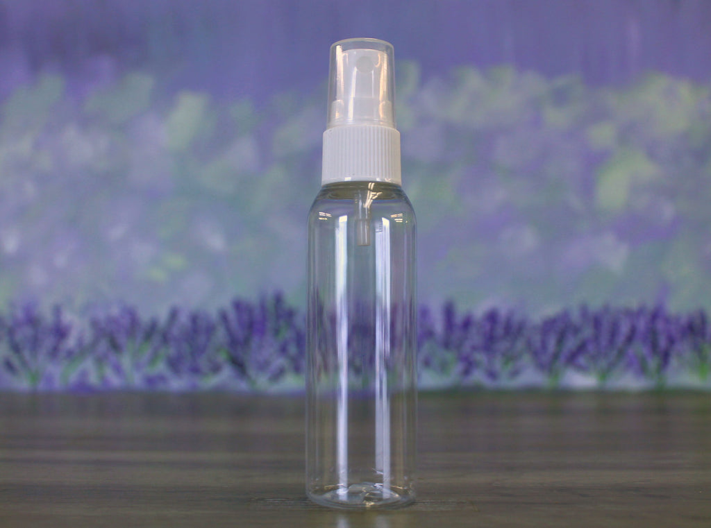 Bottle, Bullet 1oz Clear + Mister White (20/410)