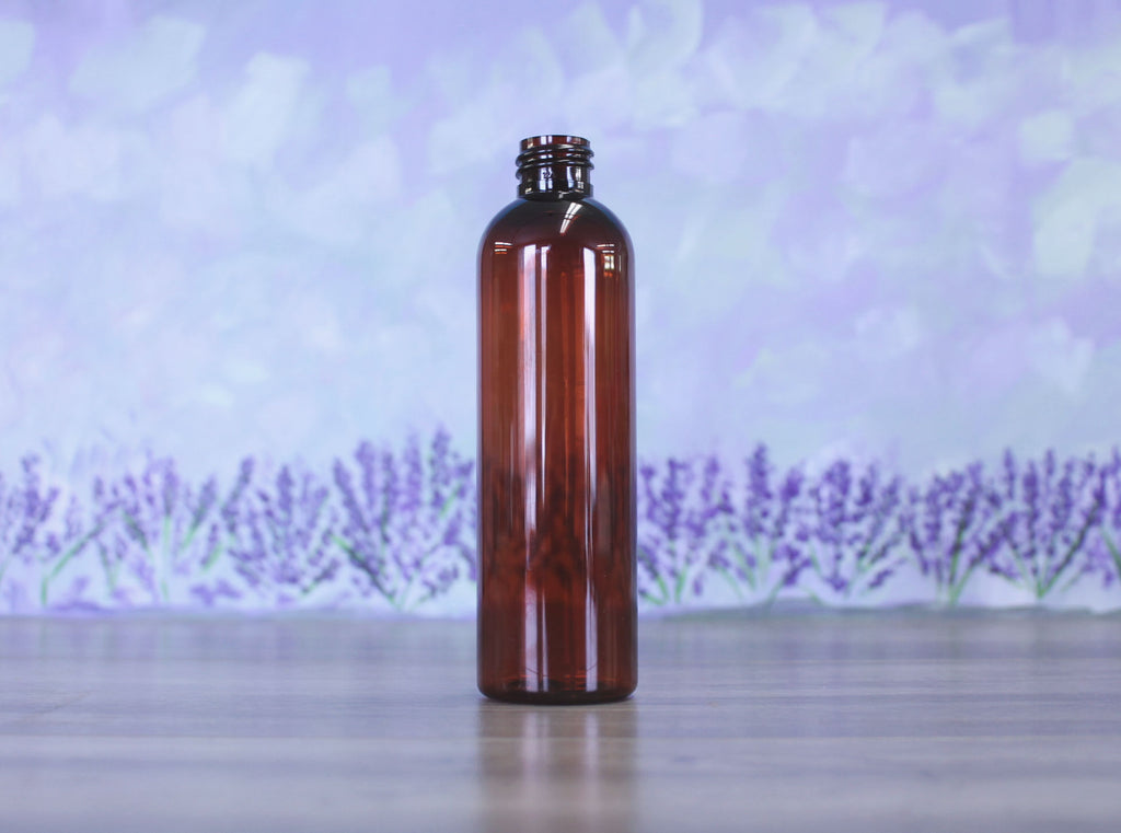 Bottle, Bullet 16oz Amber + Pump Natural