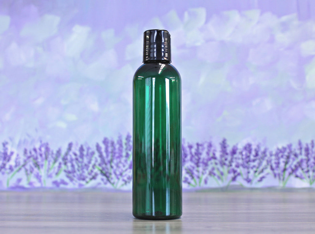 Bottle, Bullet 2oz Green + Disc Black Cap (20/410)