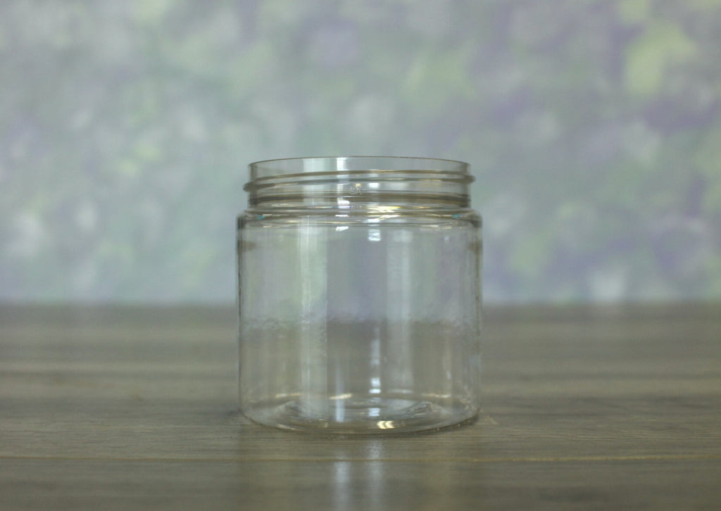 Jar, PET Clear Deep, 4oz + No Lid