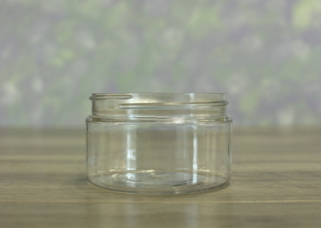 Jar, PET Clear 4oz Wide + No Lid