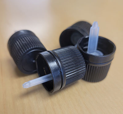 Black 18mm Dripper Cap w/Lock Top – Canwax