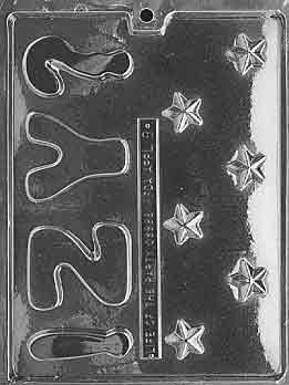 Soap Mold Set, Alphabet 5pcs (Life of the Party)