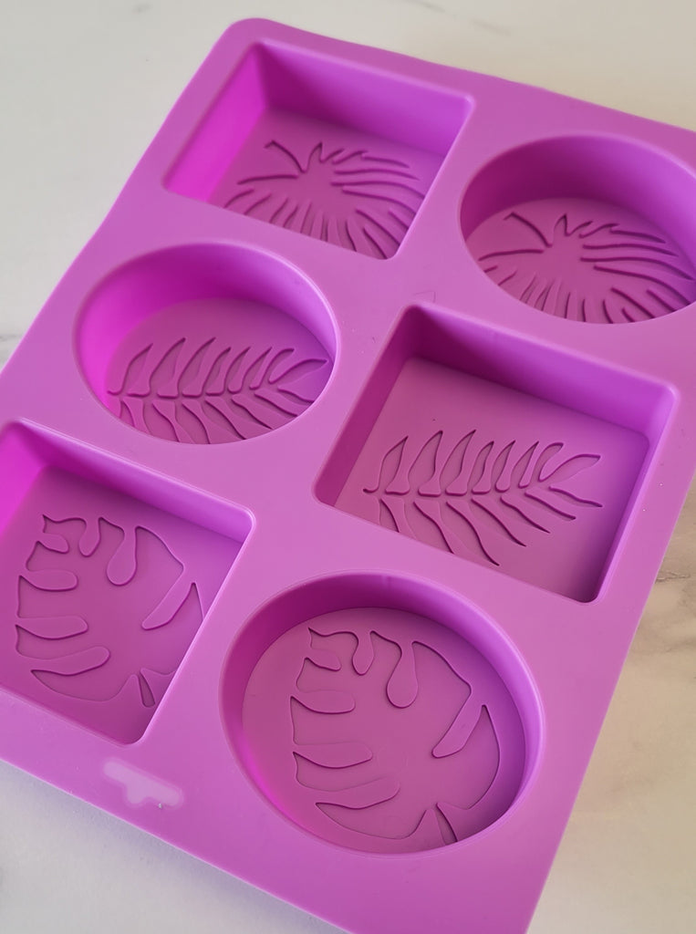 Silicone Mold, Leaves 6 cavity