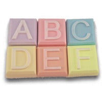 Milky Way Mold, Alphabet Block - A to F (MW 529)