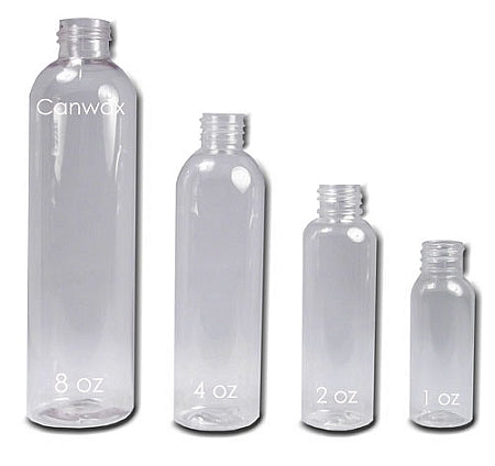 Bottle, Bullet 2oz Clear + Treatment Pump White Caps (20/410)