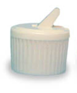 Cap, 24-410 Lock Top White (fits 8/16oz)  