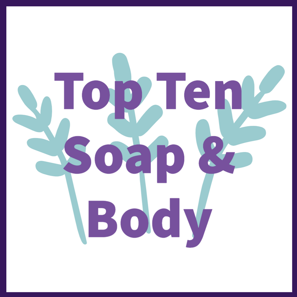 Top Ten Soap & Body Fragrances (10x1oz)