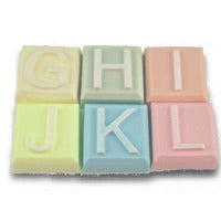 Milky Way Mold, Alphabet Block - G to L (MW 530)