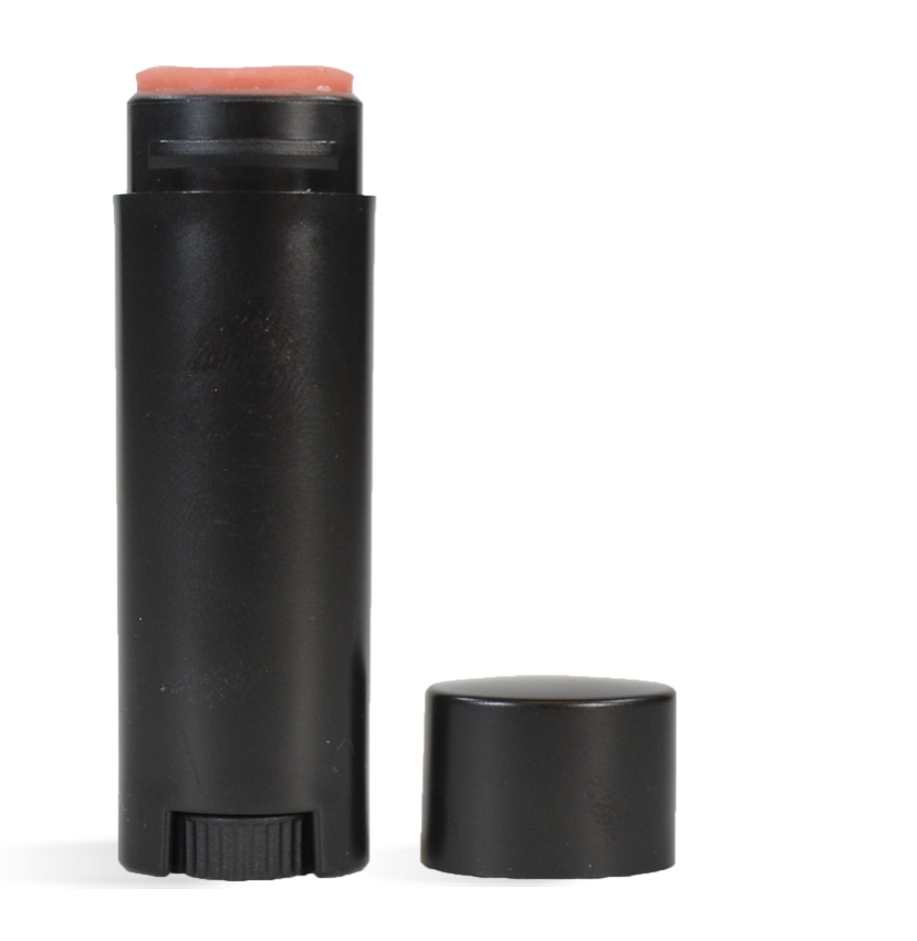 Lip Balm Tube, Oval BLACK