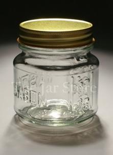 Mason Jar w/Lid, 8oz RP-129