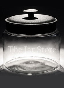 MONTANA, Jar w/Black Lid, 64oz, 2 jars & lids