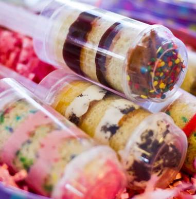 Cake Push Pops, Round