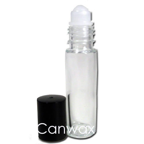 Roll On Vial 1/3 oz (Black Lid)