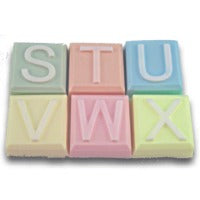 Milky Way Mold, Alphabet Block - S to X (MW 532)