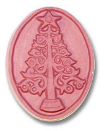 Milky Way Mold, Christmas Tree Oval (MW 094)